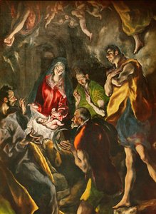 The Baptism of Christ (detail of the lower section), 1596-1600 